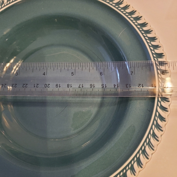 8 Piece Vintage Harkerware Pottery Pate sur Pate Plates Bowls Cups Mid-century - Picture 7 of 13